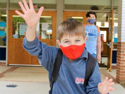 photo of student wearing a mask