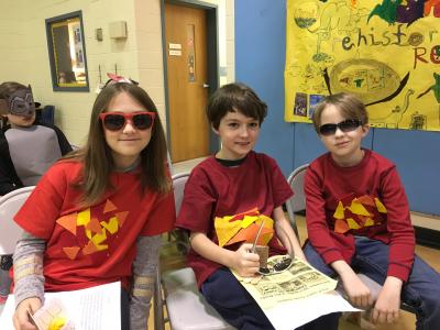 Students at the battle of the books