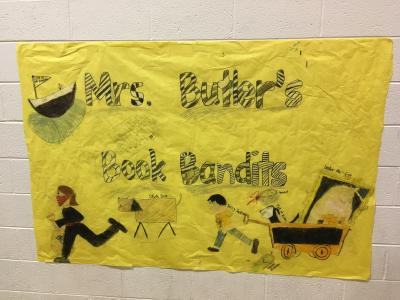 Photo of a poster at Battle of the Books