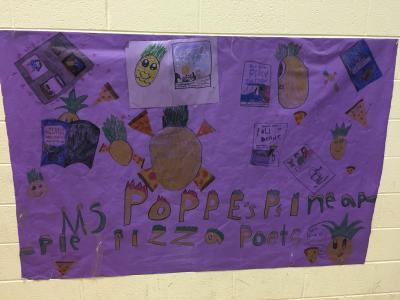 Photo of a poster at Battle of the Books