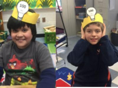 Photo of students wearing hats